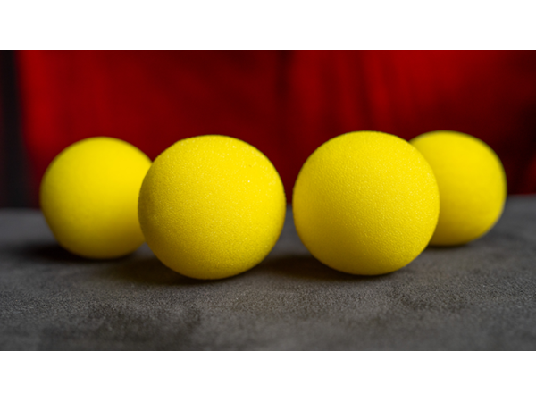 Magic Sponge Balls 4PK YELLOW 2" by Murphy's Magic