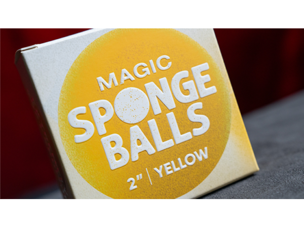 Magic Sponge Balls 4PK YELLOW 2" by Murphy's Magic