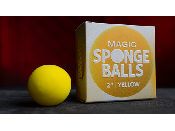 Magic Sponge Balls 4PK YELLOW 2" by Murphy's Magic