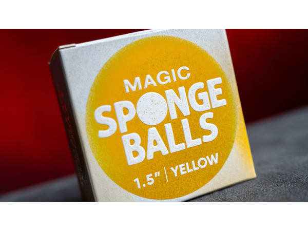 Magic Sponge Balls 4PK YELLOW 1.5" by Murphy's Magic