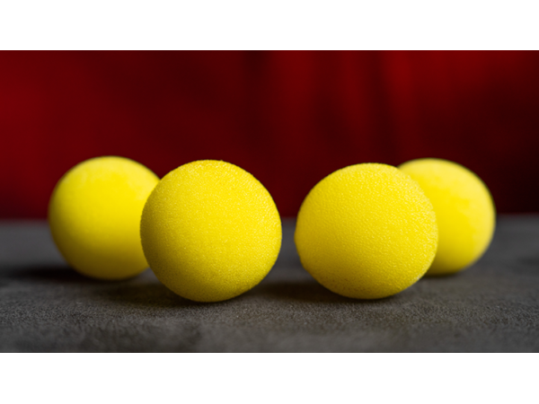 Magic Sponge Balls 4PK YELLOW 1" by Murphy's Magic