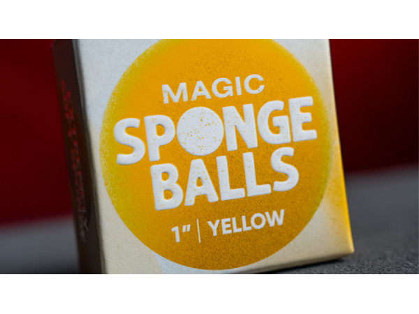 Magic Sponge Balls 4PK YELLOW 1" by Murphy's Magic