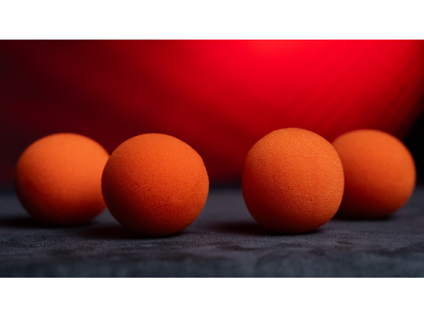 Magic Sponge Balls 4PK ORANGE 1" by Murphy's Magic
