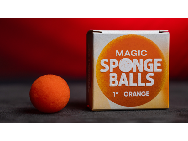 Magic Sponge Balls 4PK ORANGE 1" by Murphy's Magic
