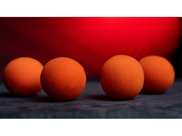 Magic Sponge Balls 4PK ORANGE 1.5" by Murphy's Magic