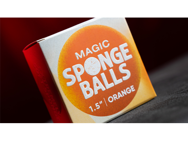 Magic Sponge Balls 4PK ORANGE 1.5" by Murphy's Magic