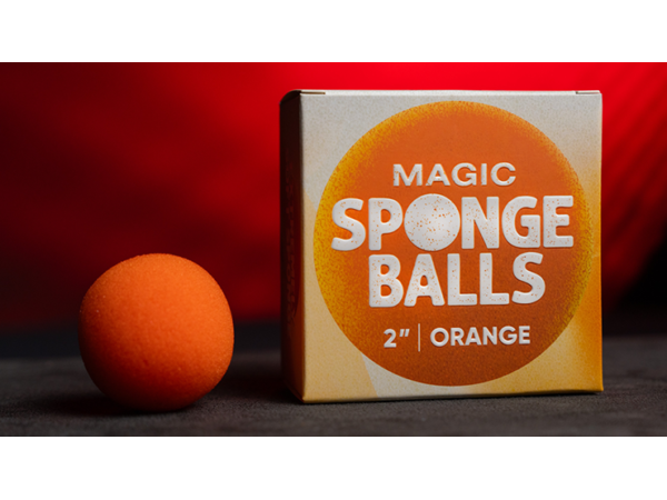 Magic Sponge Balls 4PK ORANGE 2" by Murphy's Magic