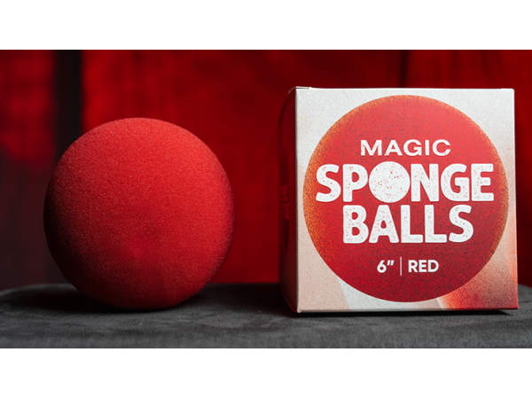Magic Sponge Balls 1PK RED 6" by Murphy's Magic