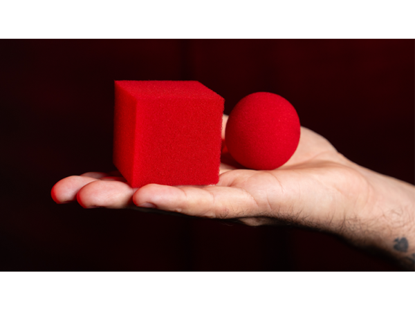 Magic Sponge Ball to Square RED by Murphy's Magic