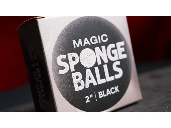 Magic Sponge Balls 50PK BLACK 2" by Murphy's Magic