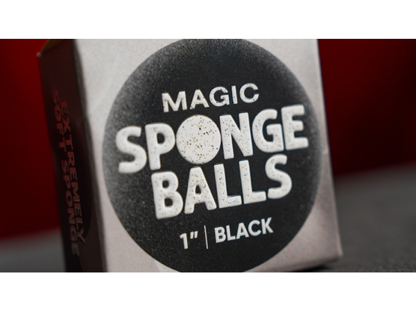 Magic Sponge Balls 50PK BLACK 1" by Murphy's Magic