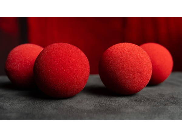 Magic Sponge Balls 50PK RED 3" by Murphy's Magic