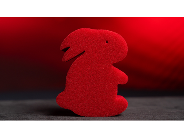 Magic Sponge Bunny Rabbit Set JUMBO RED by Murphy's Magic