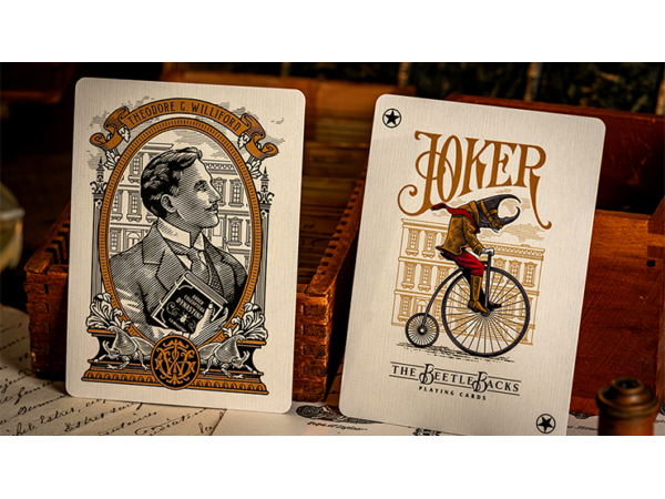 The Beetle Backs (Crimson Edition) Playing Cards