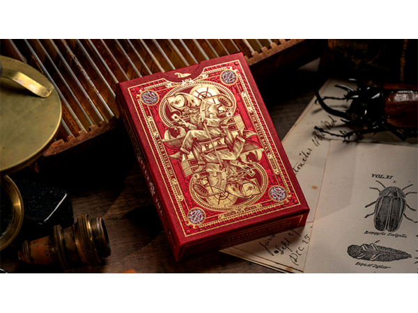 The Beetle Backs (Crimson Edition) Playing Cards