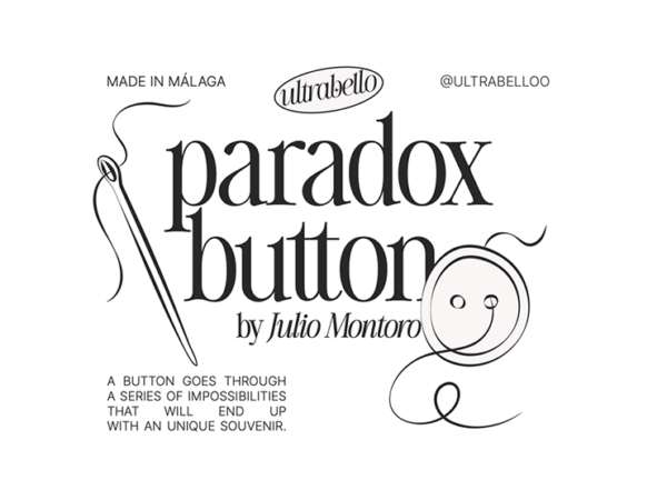Paradox Button by Julio Montoro and Ultrabello