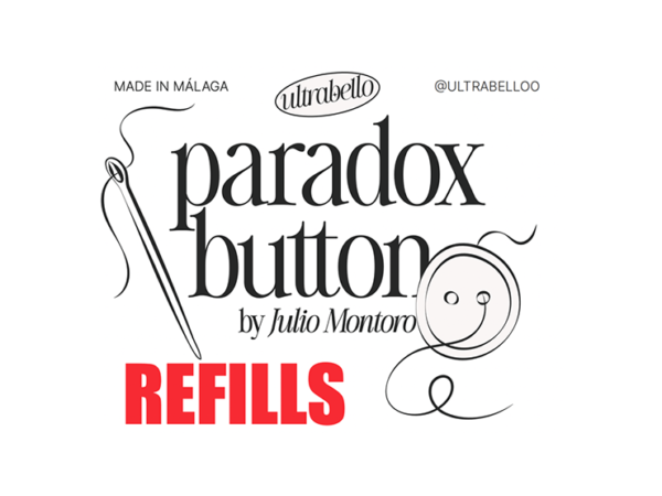 Paradox Button Refill (10 buttons + 1 envelope) by Julio Montoro and Ultrabello