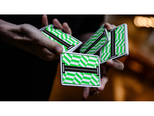 Tempo Green Playing Cards
