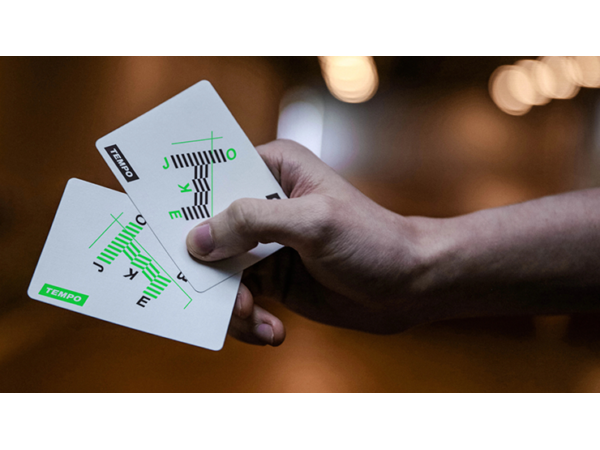 Tempo Green Playing Cards