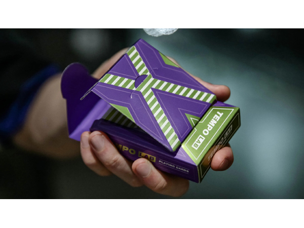 Tempo-Lab Purple Playing Cards