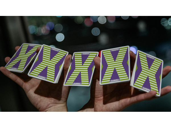 Tempo-Lab Purple Playing Cards