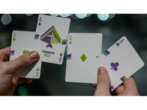 Tempo-Lab Purple Playing Cards