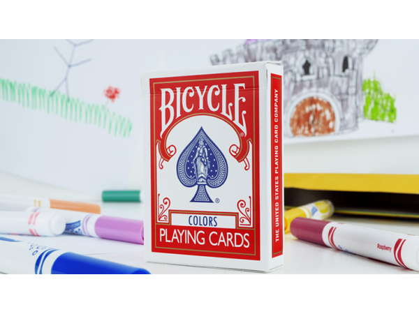 Bicycle Colors by Jordan Victoria (Red deck + 11 routines)
