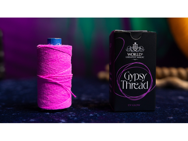 WGM UV GLOW GYPSY THREAD PINK REFILL SPOOL by Murphy's Magic  - Trick