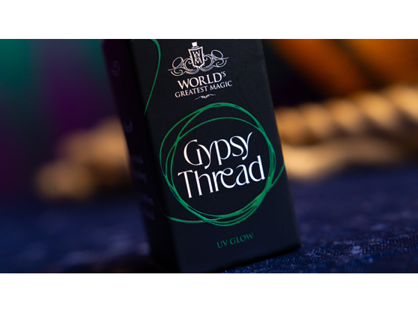 WGM UV GLOW GYPSY THREAD GREEN REFILL SPOOL by Murphy's Magic  - Trick