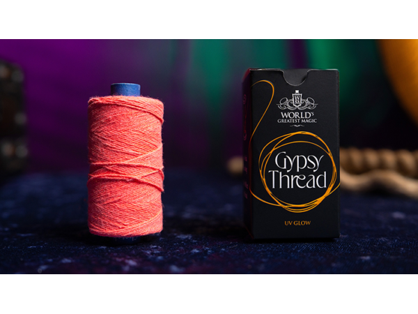 WGM UV GLOW GYPSY THREAD ORANGE REFILL SPOOL by Murphy's Magic  - Trick