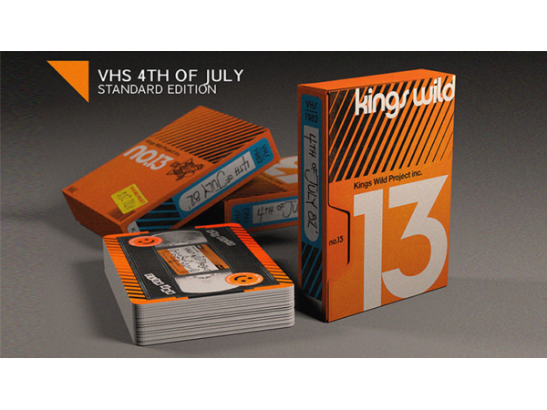 1982 VHS-4th of July Playing Cards by Kings Wild Project