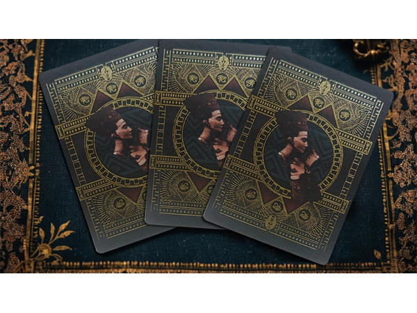 Egypt Mythology Black Edition (Pharaoh, Dark Gray) Playing Cards