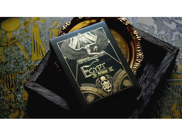 Egypt Mythology Black Edition (Pharaoh, Dark Gray) Playing Cards