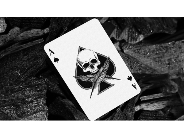Feather & Bone: The Chrome Hearts (Foil) Playing Cards by Joel Meyers