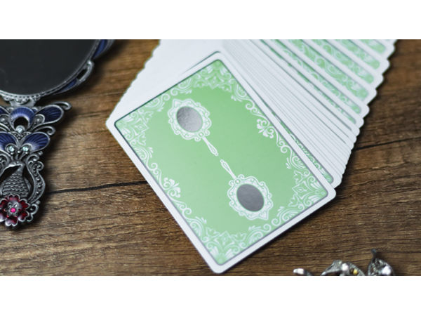 Reflections Epiphany (Green) Playing Cards by Emily Sleights