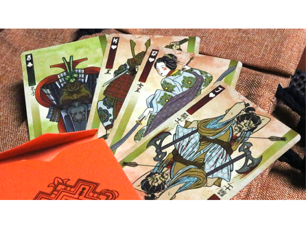 RONIN (Diamond Clan Edition Orange) Playing Cards by Kings Wild Project