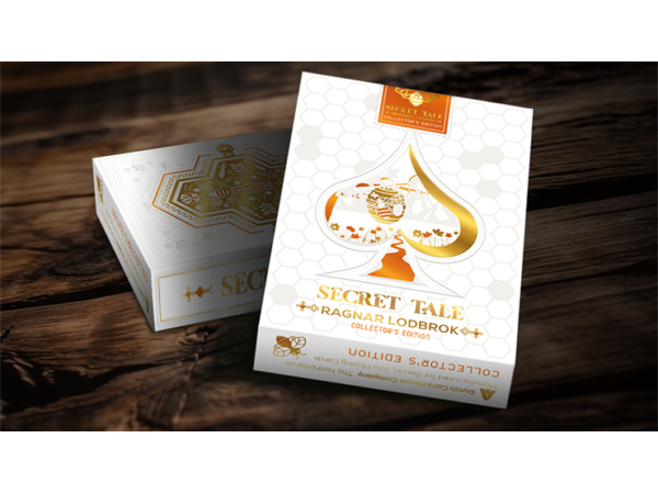 Secret Tale Ragnar White Bee Collector's  Playing Cards