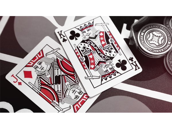 Roulette (Red) Playing Cards by Mechanic Industries