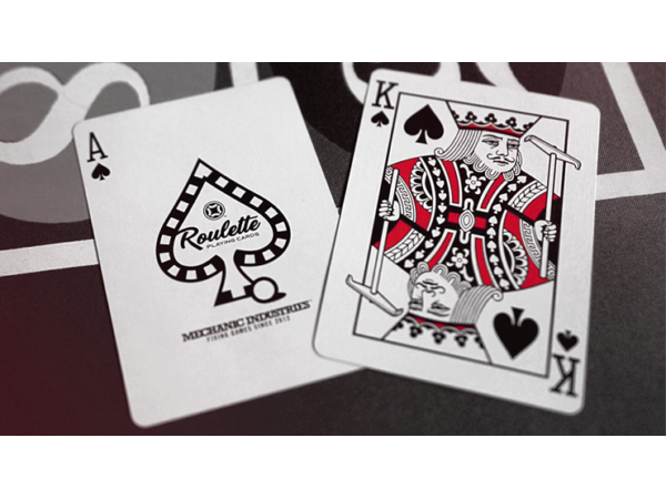 Roulette (Red) Playing Cards by Mechanic Industries