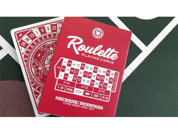 Roulette (Red) Playing Cards by Mechanic Industries