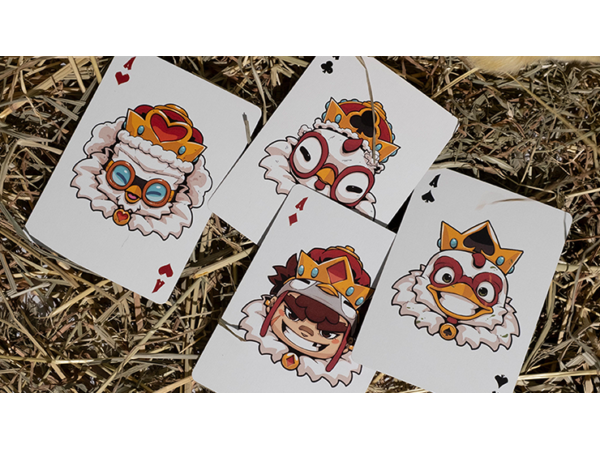 BICYCLE CHKNS & CROWNS PLAYING CARDS