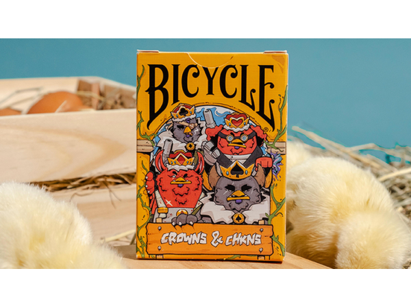BICYCLE CHKNS & CROWNS PLAYING CARDS
