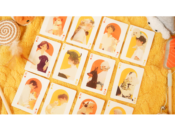 Cat & Dog Playing Cards by TCC Fashion