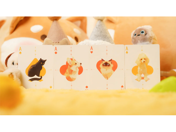 Cat & Dog Playing Cards by TCC Fashion