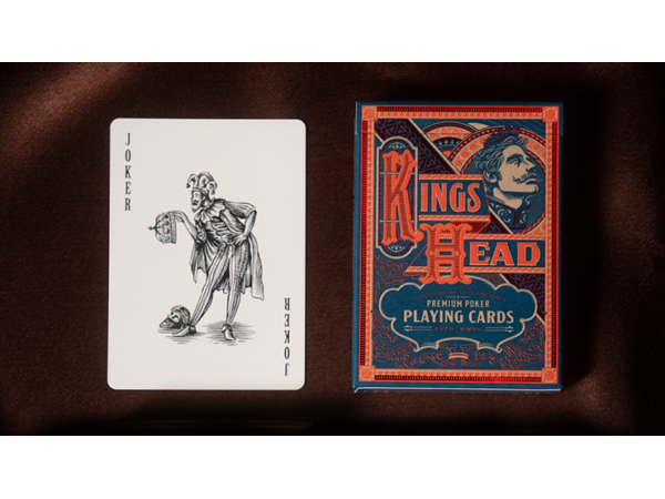 King's Head (Blue & Red) Playing Cards  by Joker and the Thief
