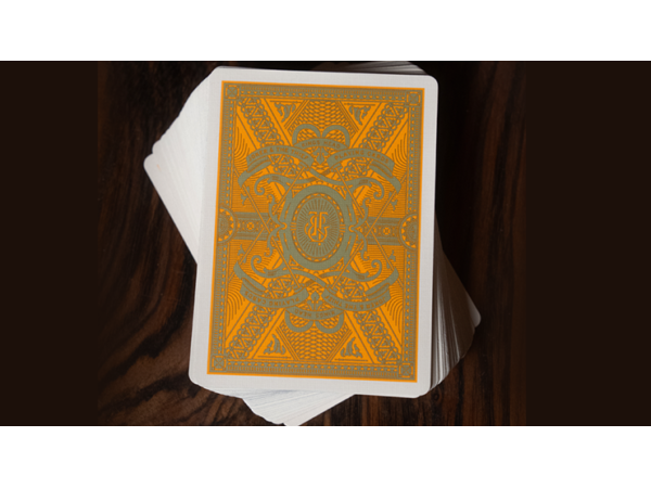 Kings Head (Green & Yellow) Playing Cards  by Joker and the Thief
