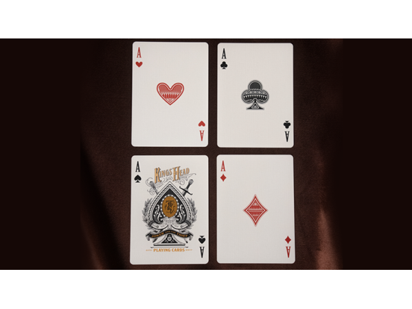 Kings Head (Green & Yellow) Playing Cards  by Joker and the Thief