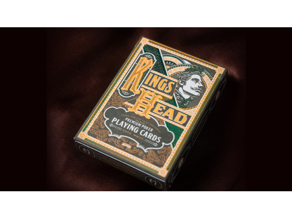 Kings Head (Green & Yellow) Playing Cards  by Joker and the Thief