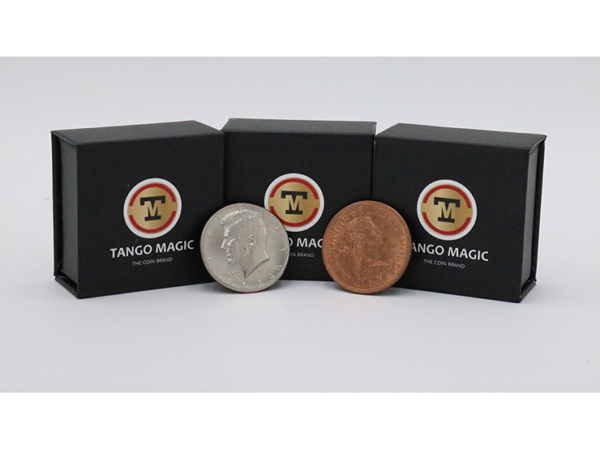 Super Scotch and Soda (US Half Dollar and English Penny) by Tango Magic