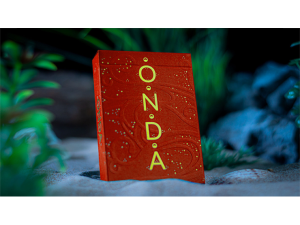 ONDA V2 (Coral) by Jocu Playing Cards